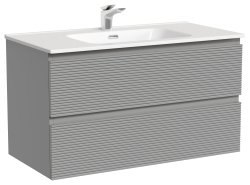 Тумба под раковину Sancos FOLK FL90ES 90x44.5 мягкий серый