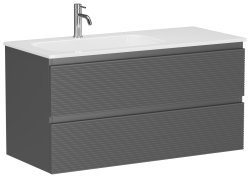 Тумба под раковину Sancos FOLK FL100LGS 99.5x44.5 темный серый