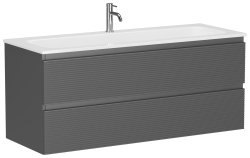 Тумба под раковину Sancos FOLK FL120GS 119.5x44.5 темный серый
