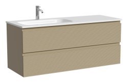 Тумба под раковину Sancos FOLK FL120LCP 119.5x44.5 капучино матовый