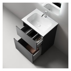 Тумба под раковину Sancos FOLK Floor FL60FGS 60x44.5 темный серый