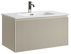Тумба под раковину Sancos SNOB R 1.0 SNR1.080CE 80x44.5 бежевый матовый