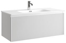 Тумба под раковину Sancos SNOB R 1.0 SNR1.0100W 99.5x44.5 белый матовый