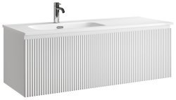 Тумба под раковину Sancos SNOB R 1.0 SNR1.0120LW 119.5x44.5 белый матовый