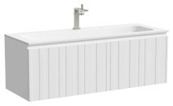 Тумба под раковину Sancos LM120W 119.5x44.5 белый матовый