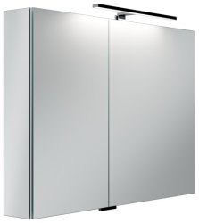 Зеркальный шкаф с подсветкой Sancos Hilton Z1000 100x74, белый