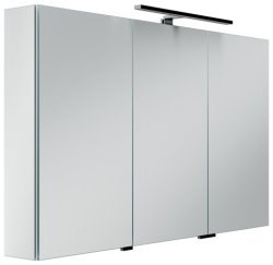 Зеркальный шкаф с подсветкой Sancos Hilton Z1200 120x74, белый
