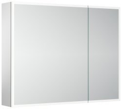 Зеркальный шкаф с подсветкой Sancos Evoke SC8090 90x70, серый