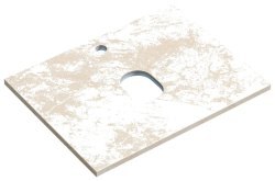 Столешница Sancos TT60A2X 60x46 из керамогранита, креман