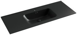 Раковина Ceramicanova Element CN7006MB 121x46.5, черная матовая
