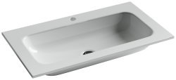 Раковина Ceramicanova Grace CN7012 81x45.7, белая глянцевая
