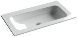 Раковина Ceramicanova Grace CN7012wx 81x45.7, белая глянцевая