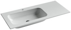 Раковина Ceramicanova Grace CN7014 101x45.7, белая глянцевая
