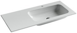 Раковина Ceramicanova Grace CN7015 101x45.7, белая глянцевая