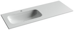Раковина Ceramicanova Grace CN7020 121x13.7, белая глянцевая