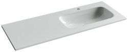 Раковина Ceramicanova Grace CN7021 121x13.7, белая глянцевая