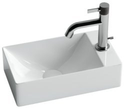 Раковина Ceramicanova Element CN5007 37.5x21.5, белая глянцевая