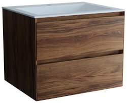 Тумба под раковину Vincea Люка VMC-2L600CO 60x48 подвесная, канадский дуб