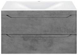 Тумба под раковину Vincea Фине VMC-2F800BT 80x50 подвесная, бетон