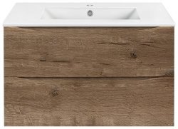Тумба под раковину Vincea Миа VMC-2MC750VO 80x50 подвесная, винтажный дуб