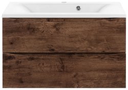 Тумба под раковину Vincea Миа VMC-2MA750RW 75x50 подвесная, темное дерево
