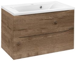 Тумба под раковину Vincea Миа VMC-2MA800VO 80x50 подвесная, винтажный дуб