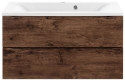 Тумба под раковину Vincea Миа VMC-2MA900RW 90x50 подвесная, бетон