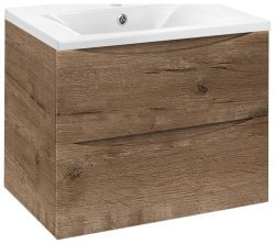 Тумба под раковину Vincea Миа VMC-2MA600VO 60x50 подвесная, винтажный дуб