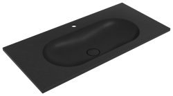 Раковина Vincea VCB-4H100A 100x48, антрацит