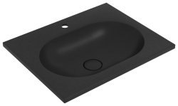 Раковина Vincea VCB-4H600A 60x48, антрацит