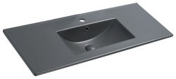Раковина Vincea VBS-13100MA 101x47, антрацит матовый