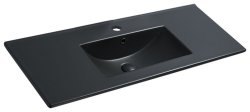 Раковина Vincea VBS-13100MB 101x47, черная матовая