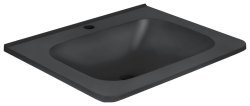 Раковина Vincea VCB-2VP600B 60x47, черная