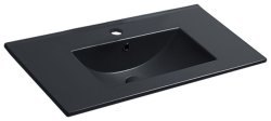 Раковина Vincea VBS-13975MB 76x47, черная матовая