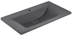 Раковина Vincea VCB-3M900G 90x45, матовый серый