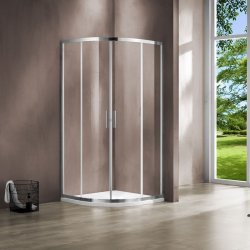 Душевой уголок Vincea Garda VSQ-1G900CL 90x90, профиль хром