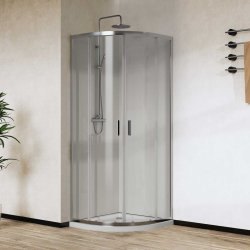 Душевой уголок Vincea City VSQ-5CT800CL 80x80, профиль хром