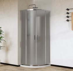 Душевой уголок Vincea City VSQ-5CT900MT 90x90, профиль хром