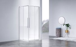 Душевой уголок Vincea Slim-N VSS-4SN9010CL 100x90, профиль хром