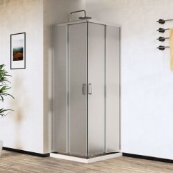 Душевой уголок Vincea City VSS-5CT900MT 90x90, профиль хром