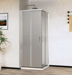Душевой уголок Vincea City VSS-5CT8010MT 100x80, профиль хром