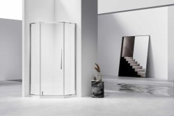 Душевой уголок Vincea Slim-N VSP-4SN900CL 90x90, профиль хром