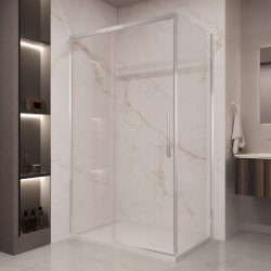 Душевой уголок Vincea Stella VSR-1ST9013CL 130x90, профиль хром