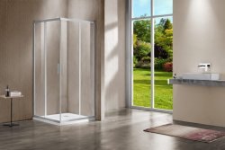 Душевой уголок Vincea Garda VSS-1G8010CLBN 100x80, профиль брашированный никель
