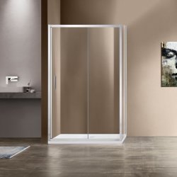 Душевой уголок Vincea Garda VSR-1G8011CL 110x80, профиль хром