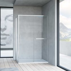 Душевой уголок Vincea Slim Soft VSR-1SS9011CL 110x90, профиль хром