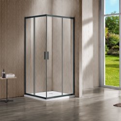 Душевой уголок Vincea Garda VSS-1G8012CLGM 120x80, профиль вороненая сталь