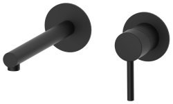 Смеситель для раковины AQG Stick 01STR160NG встраиваемый, черный матовый
