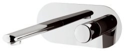Смеситель для раковины Daniel Fusion FU632-CF встраиваемый, глянцевый черный хром