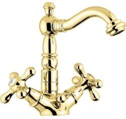 Смеситель для раковины Emmevi Deco Old 12615/OR, золото